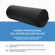 ForPro Premium Jumbo Massage Bolster Black