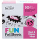 ForPro FUN Cool & Happy Vibes 5" Foil Sheets 500ct