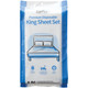 ForPro Premium Disposable 4-PC King Sheet Set