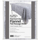 ForPro Premium Designer Flannel Flat Massage Sheet, Island Tranquility White