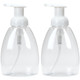 Ginger Lily Farms Foaming Hand Soap Dispenser Clear Bottle with White Pump 12 oz. 2-pk.