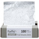 ForPro Expert Embossed Foil Sheets 500S 5" x 10.75" Pop-Up Dispenser 100 sheets