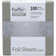ForPro Expert Embossed Foil Sheets 500S 5" x 10.75" Pop-Up Dispenser 100 sheets