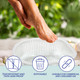 ForPro Universal Pedi Bath Liners, Clear, 14.5” W x 12.5” L x 6” D, 50-Count