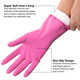 ForPro Rubber Gloves Cotton Candy X-Large 6-pr