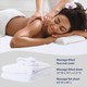 ForPro Luxury TerrySoft Massage Sheet Set Cool White