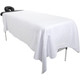 ForPro Luxury TerrySoft Flat Massage Sheet White