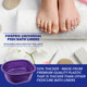 ForPro Universal Pedi Bath Liners, Purple, 14.5” W x 12.5” L x 6” D, 100-Count