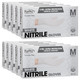 ForPro White Nitrile Gloves 4 Mil. Medium 100-Count, 10pk