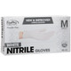 ForPro White Nitrile Gloves 4 Mil. Medium 100-Count, 10pk