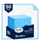 ForPro Basics 5-Layer Leakproof Disposable Underpads, 30" x 36", 50 Count