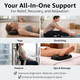 ForPro Premium Half-Round Neck Massage Bolster Black