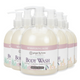 Ginger Lily Farms Botanicals Whispering Rose Nourishing Body Wash, 16.9oz, Pack of 6