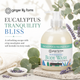 Ginger Lily Farms Botanicals Eucalyptus Tranquility Nourishing Body Wash, 16.9oz, Pack of 6