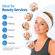ForPro Disposable Spa Headband, Adjustable Fit for Facials & Waxing, 100-Ct