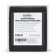 ForPro Black Dental Bibs Disposable, 3-Ply Waterproof, 13"x18", 125-Count