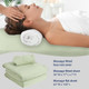 Premium Flannel 3-Piece Massage Sheet Set Sage