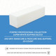 ForPro Super White Buffing Block 240 Grit 20-Count