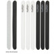 ForPro Super Duper Replaceable File Handles 6-Count (3 Black Handles, 3 White Handles)