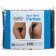 ForPro Bikini Panty, Black, Non-Woven Disposable Underwear, One Size Fits Most, 50-Count 