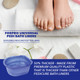 ForPro Universal Pedi Bath Liners, Blue, 14.5” W x 12.5” L x 6” D, 100-Count