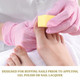 ForPro Yellow Pedicure Block 220/220 Grit 15-Count