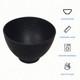 ForPro Silicone Mixing Bowl, Black, Flexible, Odorless, for Mixing Facials, Massage, Body and Other Products, 8 Ounces