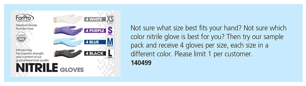 Not sure what size? Get a sample pack.