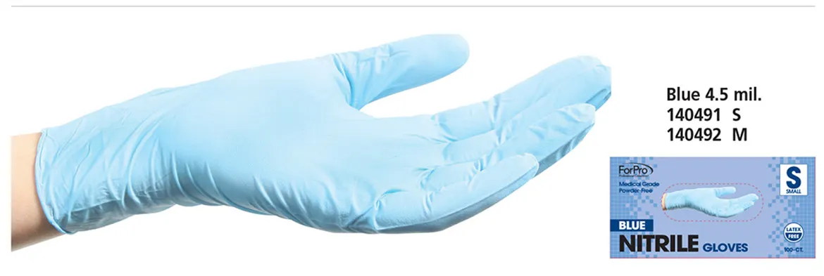 Blue Nitrile Gloves