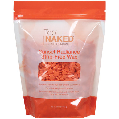 Too Naked Sunset Radiance Strip-Free Wax, 1 pound - TNG Worldwide