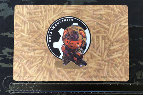 Kuma Korps - War Bear 18" x 12" Workmat - Artwork by Chris Ha
