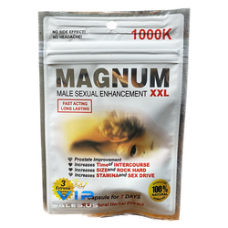 Magnum 1000k Silver XXL Male Enhancement Pill