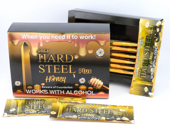 Gold Hard Steel Honey Male Enhancement 12 Sachets 20g