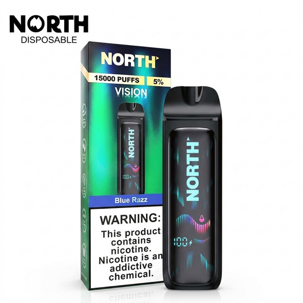 North Vision 15K Disposable — Blue Razz
