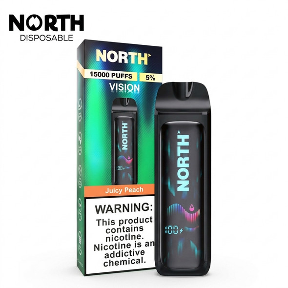 North Vision 15K Disposable — Juicy Peach