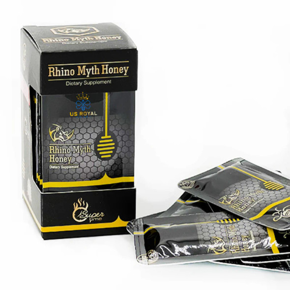 Original Rhino Myth Honey - Black (12 Sachets - 7grams)