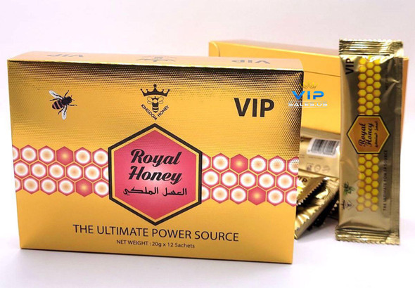 Original VIP Royal Honey -Green Bee 12 Sachets