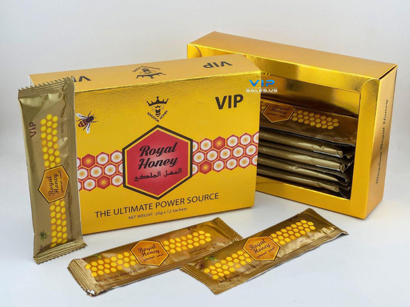 Original VIP Royal Honey -Green Bee 12 Sachets