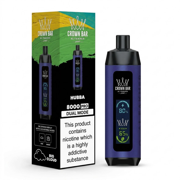 Al Fakher Crown Bar 8000 Puffs Disposable Vape — Hubba