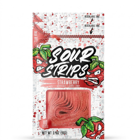Sour Strips Strawberry