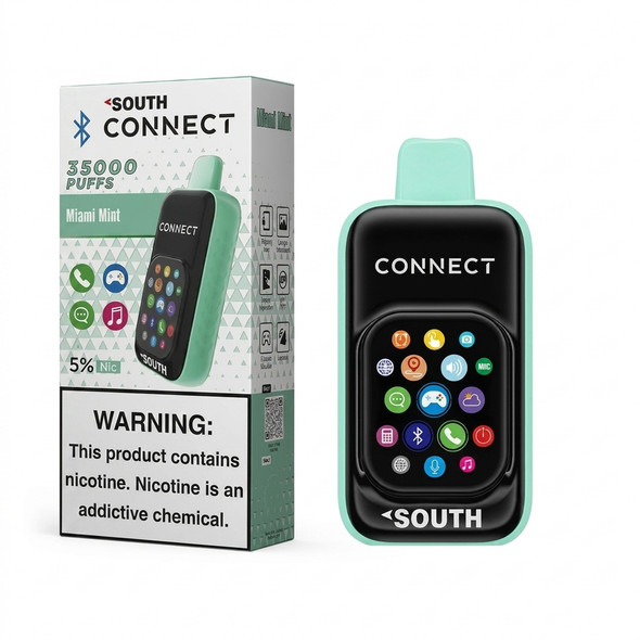South Connect 35K Puffs 18ML Disposable Vape — Miami Mint