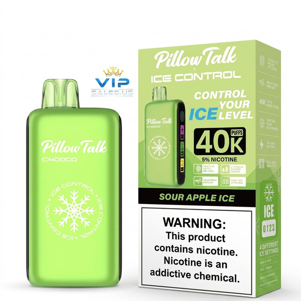 Pillow Talk Ice Control 40K — Sour Apple Ice