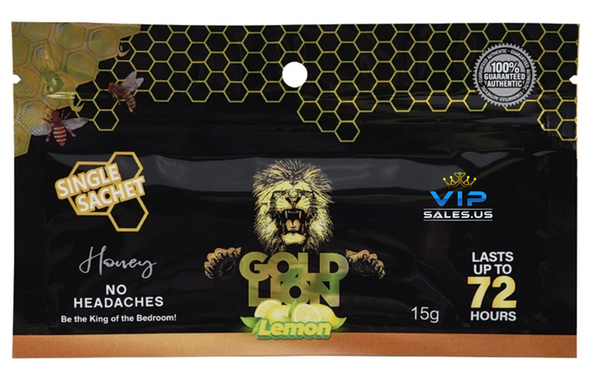 Gold Lion Lemon Honey Display of 24