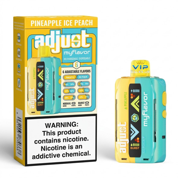 Adjust MyFlavor 40K Disposable — Pineapple Iced Peach