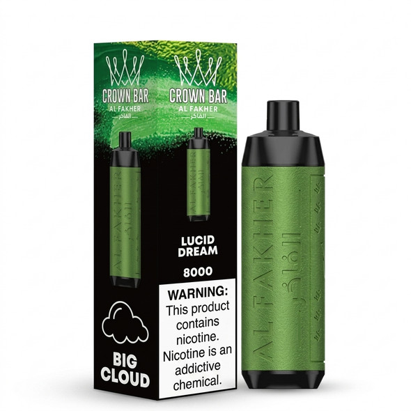 Al Fakher Crown Bar 8000 Puffs Disposable Vape — Lucid Dream