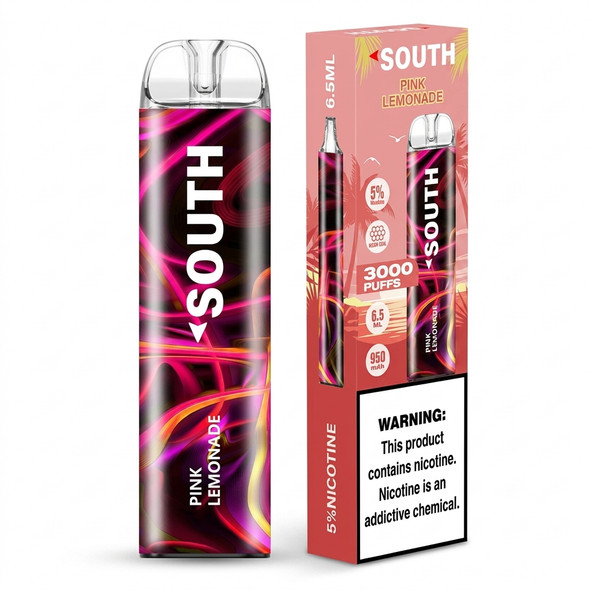 South Powered by North 6.5ML 3K Puffs Disposable — Pink Lemonade