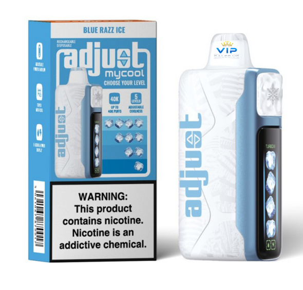 Adjust MyCool 40K Disposable 5% , Blue Razz Ice
