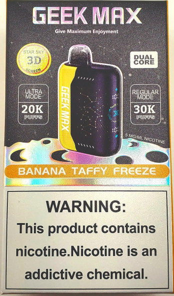 Geek Max Ultra - Banana Taffy Freeze