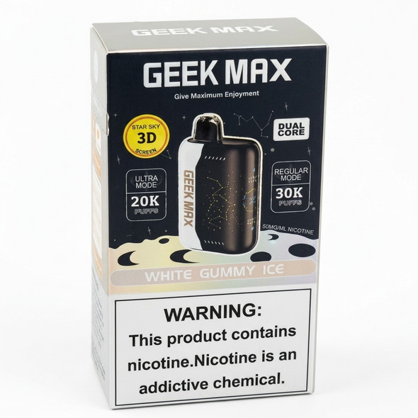 Geek Max Ultra — White Gummy Ice