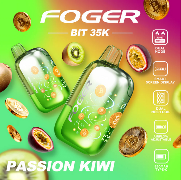 Foger Bit 35K Disposable Vape - Passion Kiwi